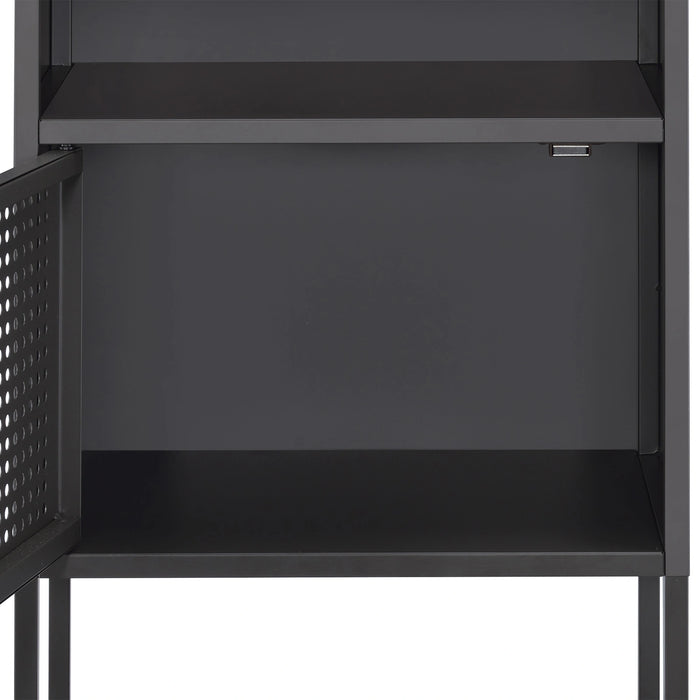 Ember Nightstand (C-1094) GREY NIGHTSTAND W/ USB