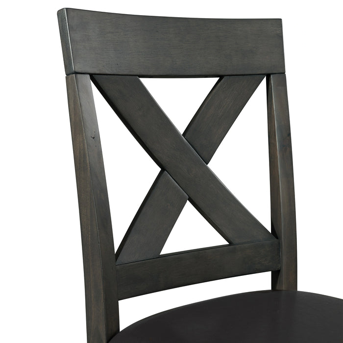 Alex 60" 7Pc Counter Dining Set