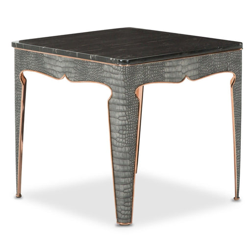 AICO Carson End Table in Rose Gold image