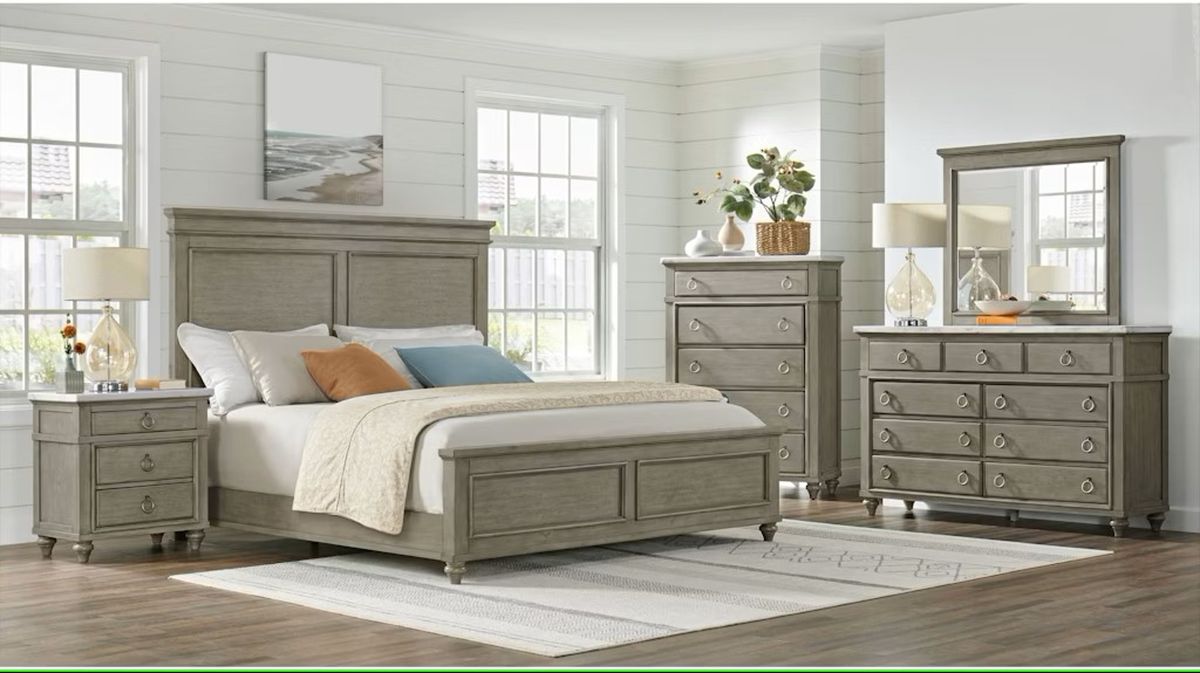Elements International Kendari Dresser in Grey