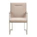 AICO Marin Arm Chair (Set of 2) in Greige image
