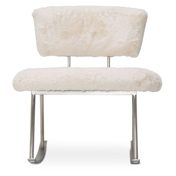 AICO Furniture A La Carte Pebble Beach Rocker Chair in Powder