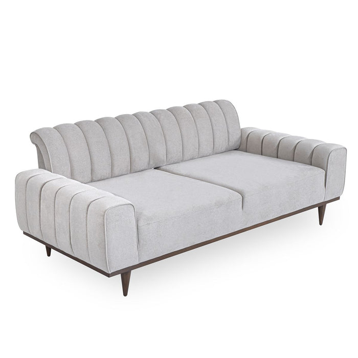 AICO Balboa Sofa in Warm Walnut