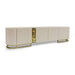 AICO Lisbon Media Cabinet in Silken Matte Cream image
