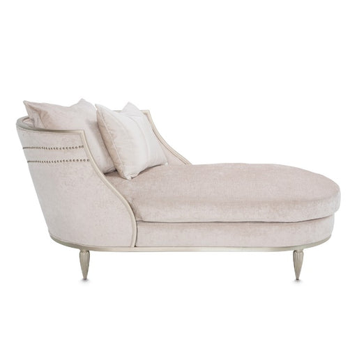 AICO London Place Chaise in Light Champagne image