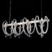 AICO Furniture Lighting Madrid 8 Light Chandelier in Clear image