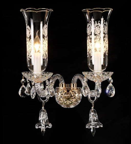 AICO Furniture Lighting Winter Palace 2 Light Wall Sconce in Clear image