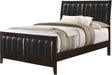 Elements International Lawrence Full Panel Bed in Espresso Lacquer image