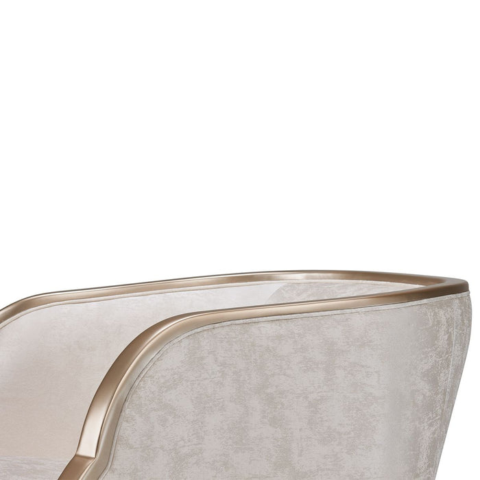AICO Malibu Crest Chair in Chardonnay