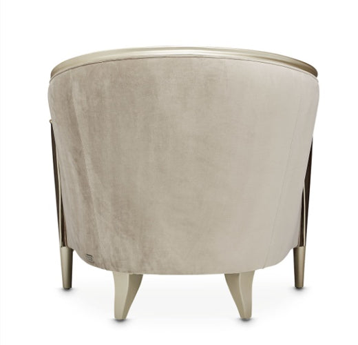 AICO Villa Cherie Matching Accent Chair in Hazelnut