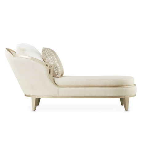 AICO Villa Cherie Chaise in Caramel