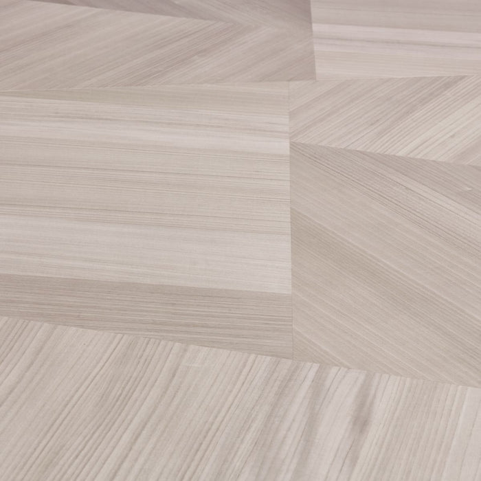 AICO Lanterna Rectangular Dining Table in Silver Mist