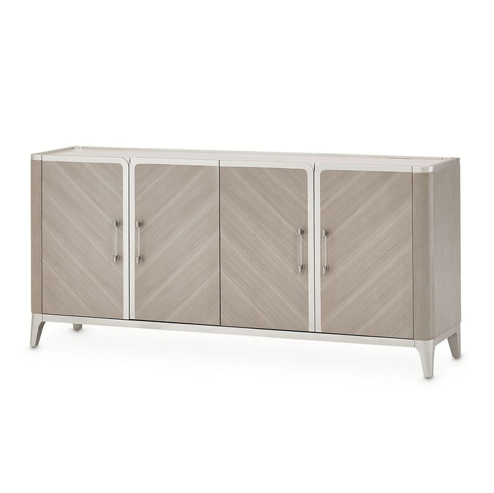 AICO Lanterna Sideboard in Silver Mist