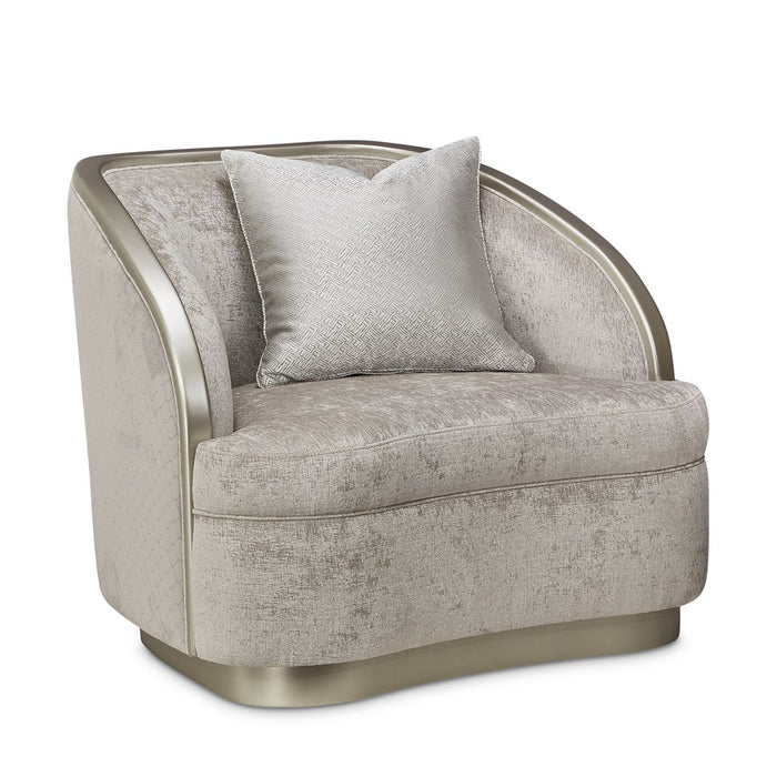 AICO Lanna Matching Chair in Storm Silver Mist image