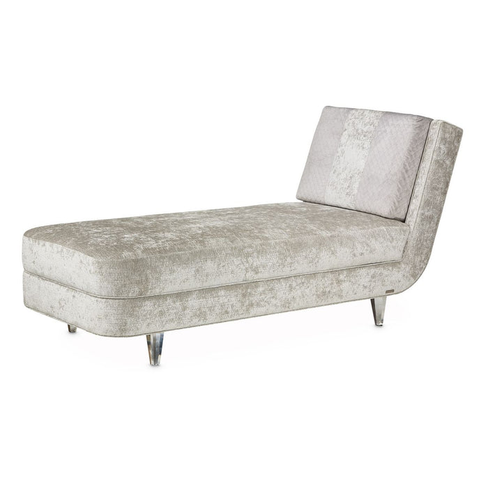 AICO Lanna Armless Chaise in Storm Silver Mist image