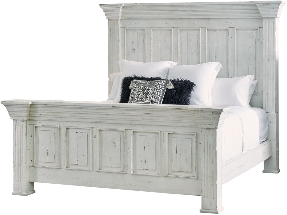 Elements International Olivia White Queen Panel Bed image