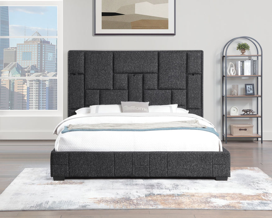 KING BED W Bluetooth speaker