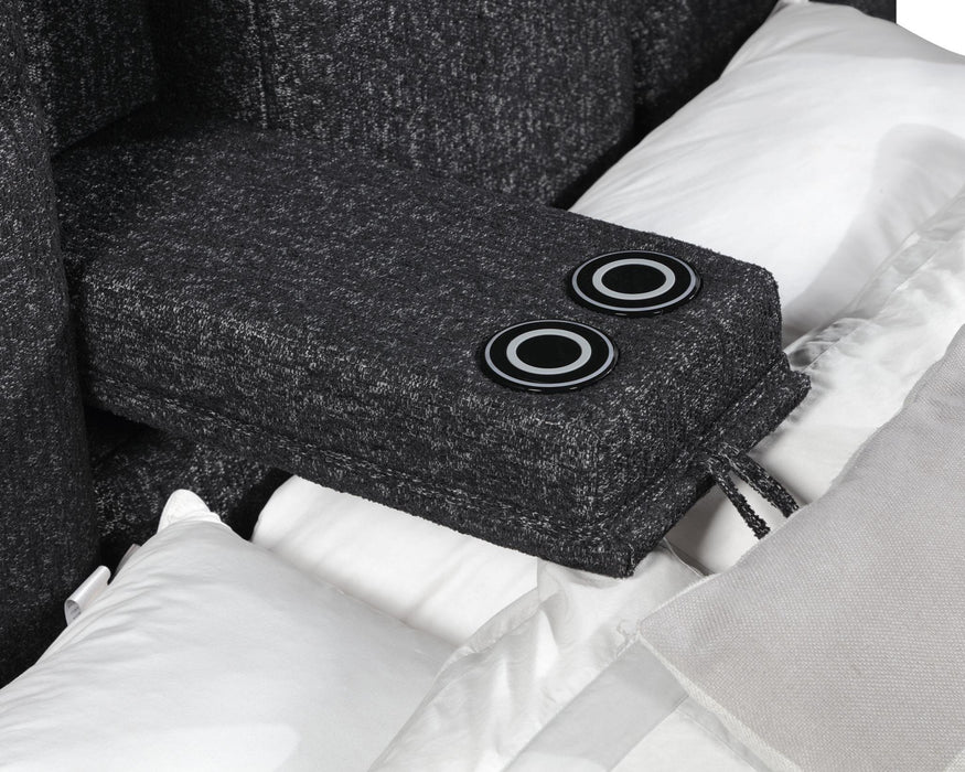 KING BED W Bluetooth speaker