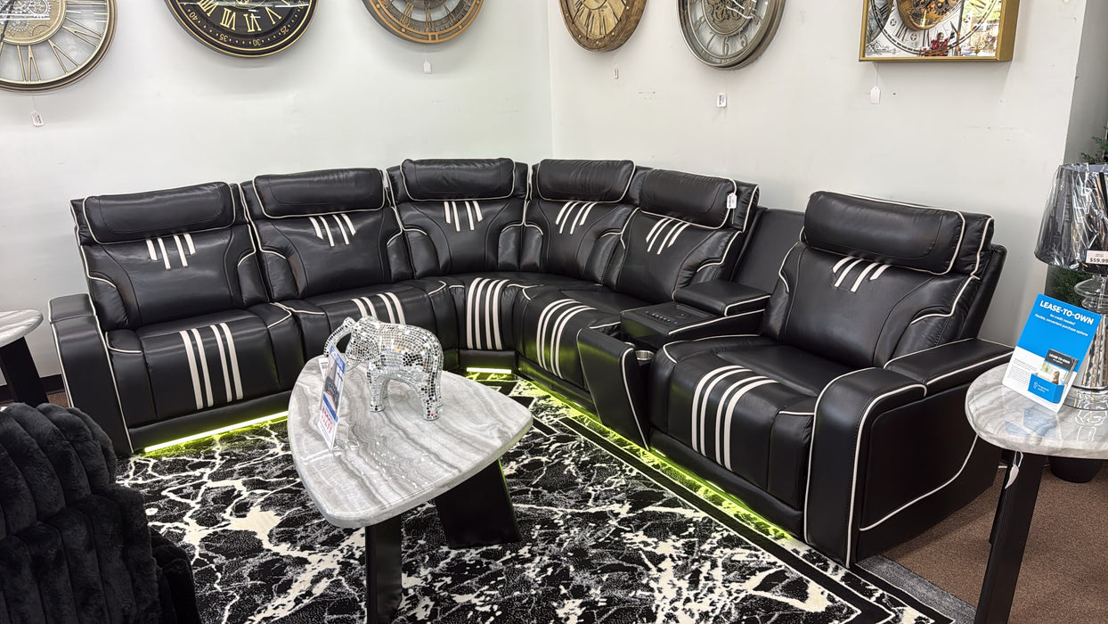 Ultimate Power Reclining Home Theater Sectional