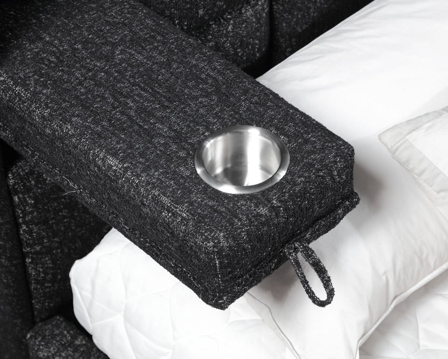 KING BED W Bluetooth speaker