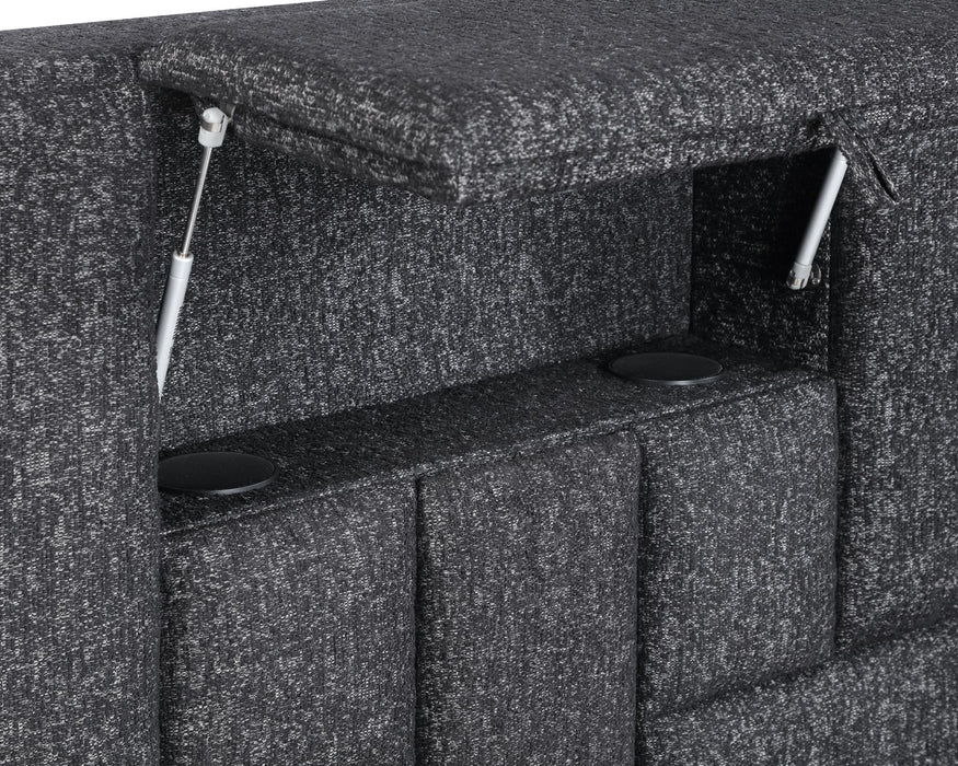 KING BED W Bluetooth speaker