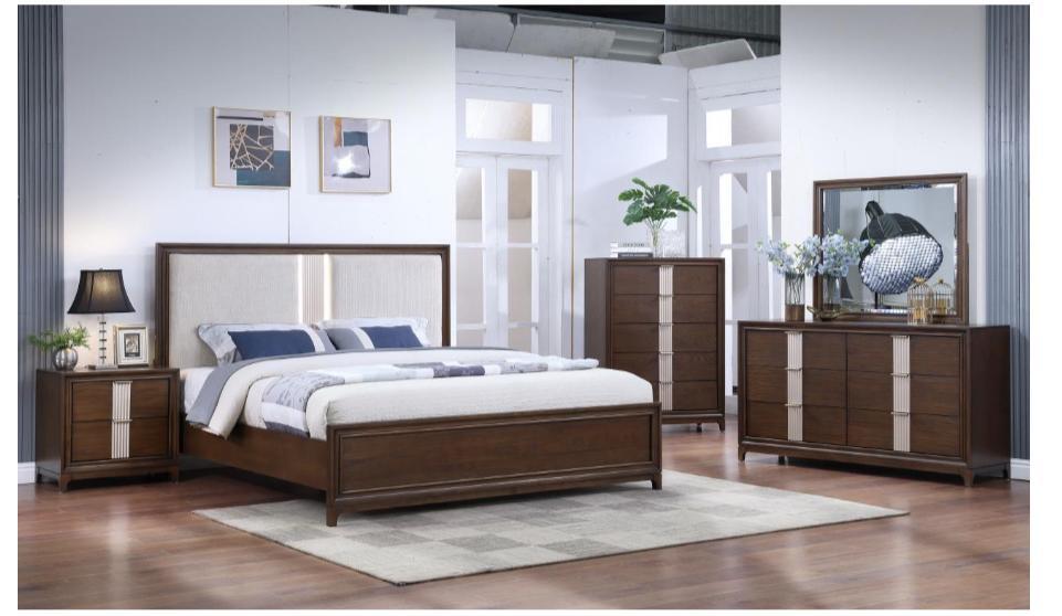 6 PC QUEEN BEDROOM SET