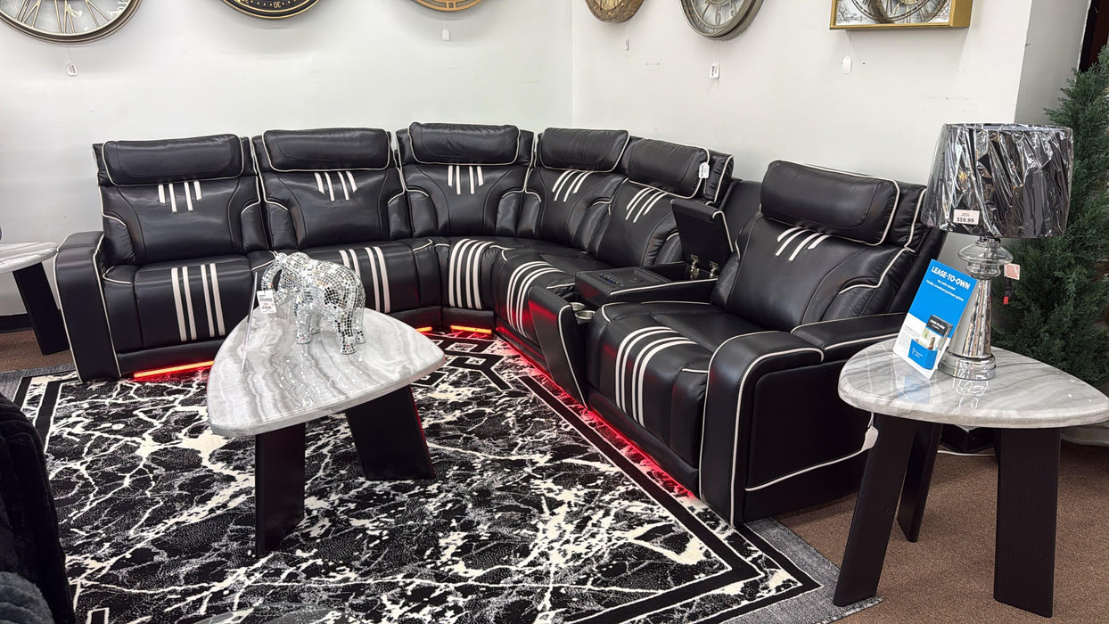Ultimate Power Reclining Home Theater Sectional