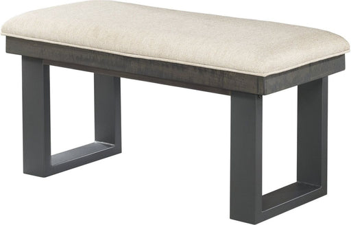 Elements International Sawyer Dining Bench in Smokey Dark Ash image