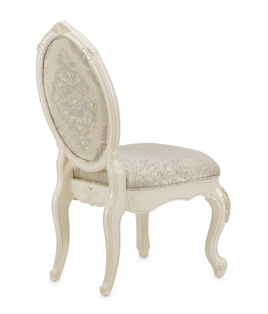 AICO Lavelle Side Chair in Classic Pearl (Set of 2)