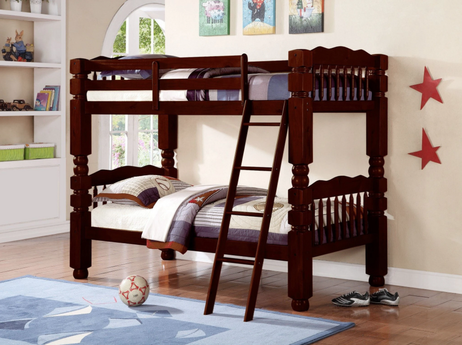 Wood Twin/Twin Bunk Bed