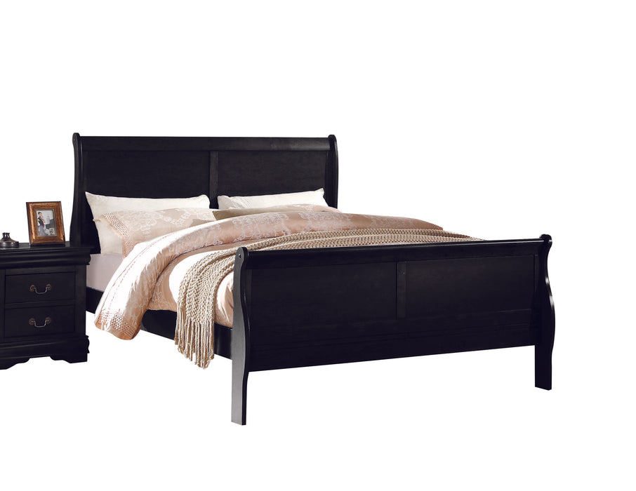 Louis Philippe Black Twin Bed image