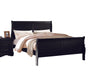 Louis Philippe Black Twin Bed image