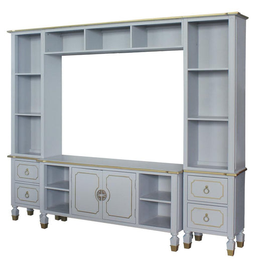 ACME House Marchese Entertainment Center with TV Stand in Pearl Gray 91990 image