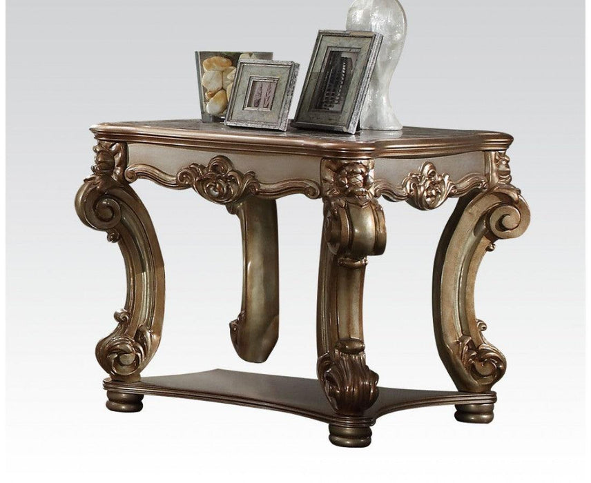 Acme Vendome End Table in Gold Patina 83001 image