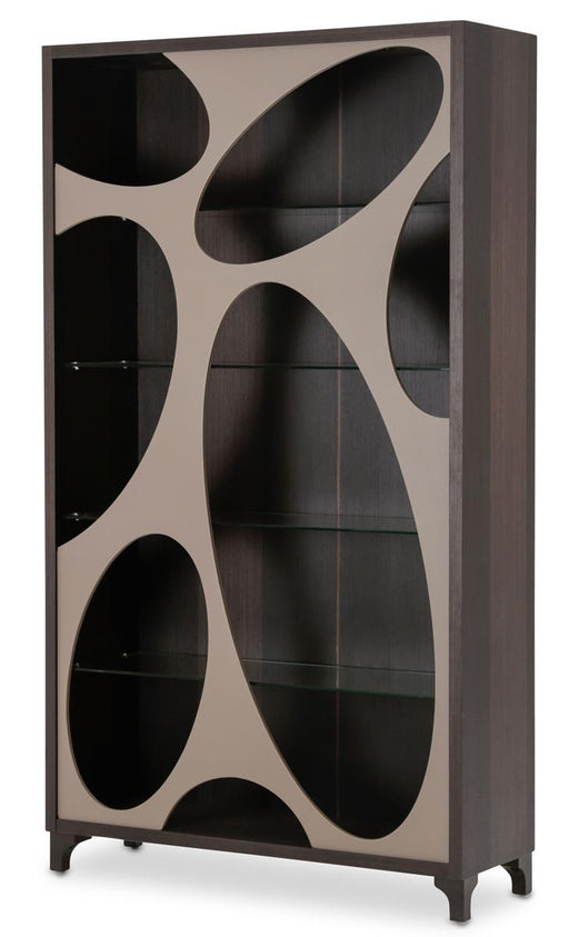 21 Cosmopolitan Curio Side Cabinet in Taupe/Umber image