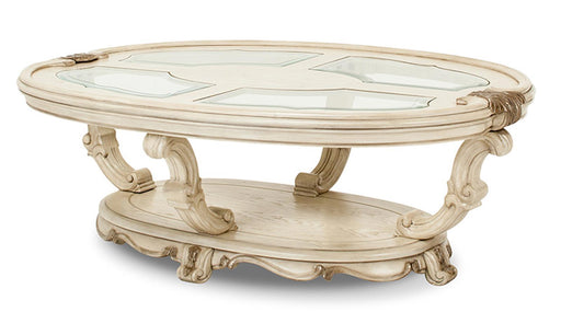 Platine de Royale Oval Cocktail Table in Champagne image