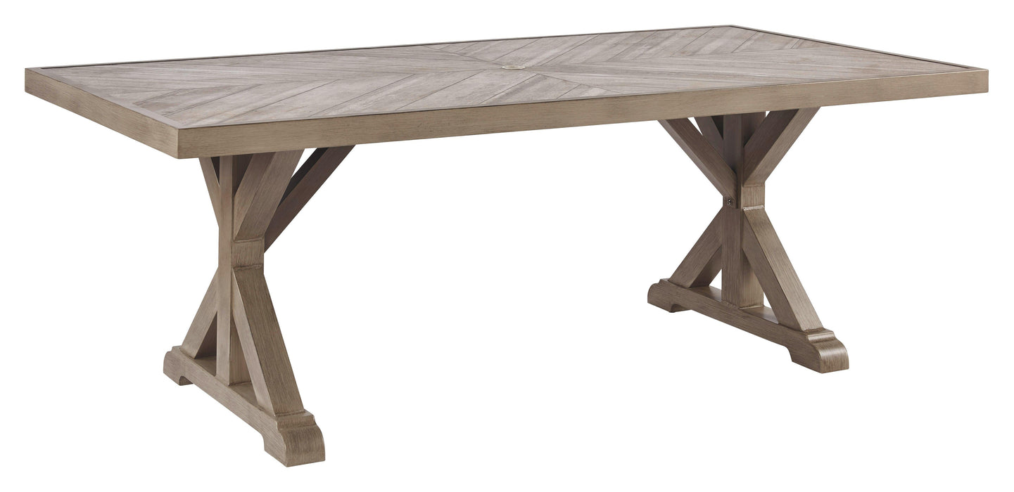 Beachcroft - Rect Dining Table W/umb Opt image