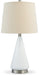 Ackson White/Silver Finish Table Lamp (Set of 2) image
