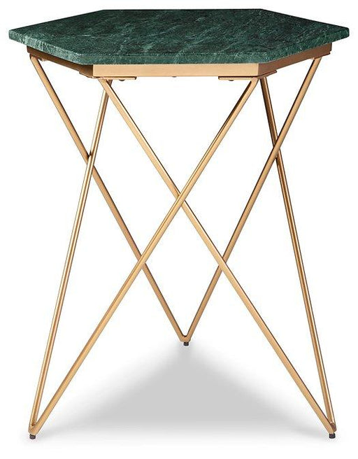 Engelton Green/Gold Accent Table image