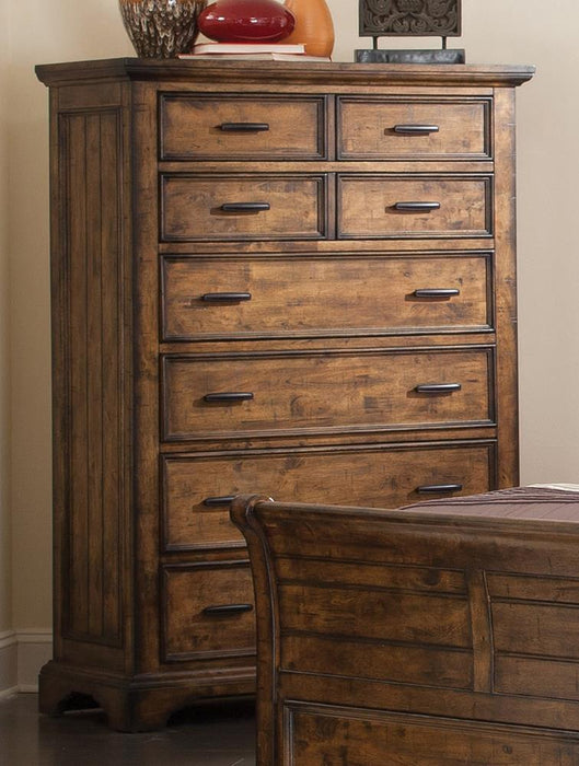 Elk Grove Rustic Eight-Drawer Chest image