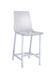 Everyday Contemporary Clear and Chrome Bar Stool image