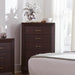 Fenbrook Dark Cocoa Five-Drawer Chest image
