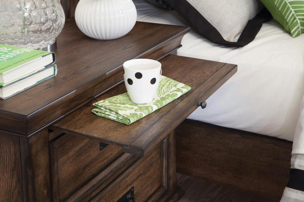 Franco Two-Drawer Nightstand With Tray image
