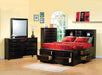Phoenix Cappuccino California King Four-Piece Bedroom Set image