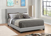 Dorian Grey Faux Leather Upholstered Full Bed image