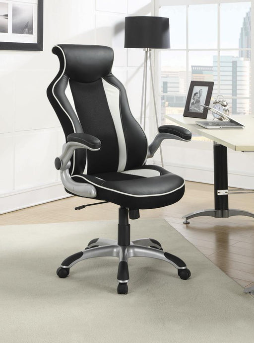 G800048 Contemporary Black and White Office Chair image