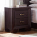 Fenbrook Dark Cocoa Two-Drawer Nightstand image