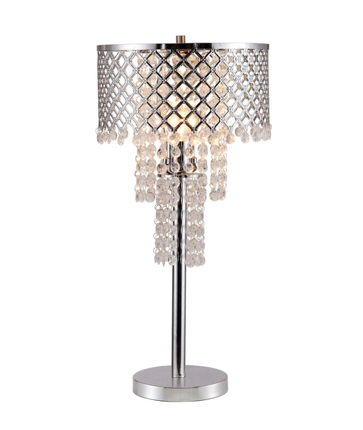 CRYSTAL ON MESH TABLE LAMP 28 H image