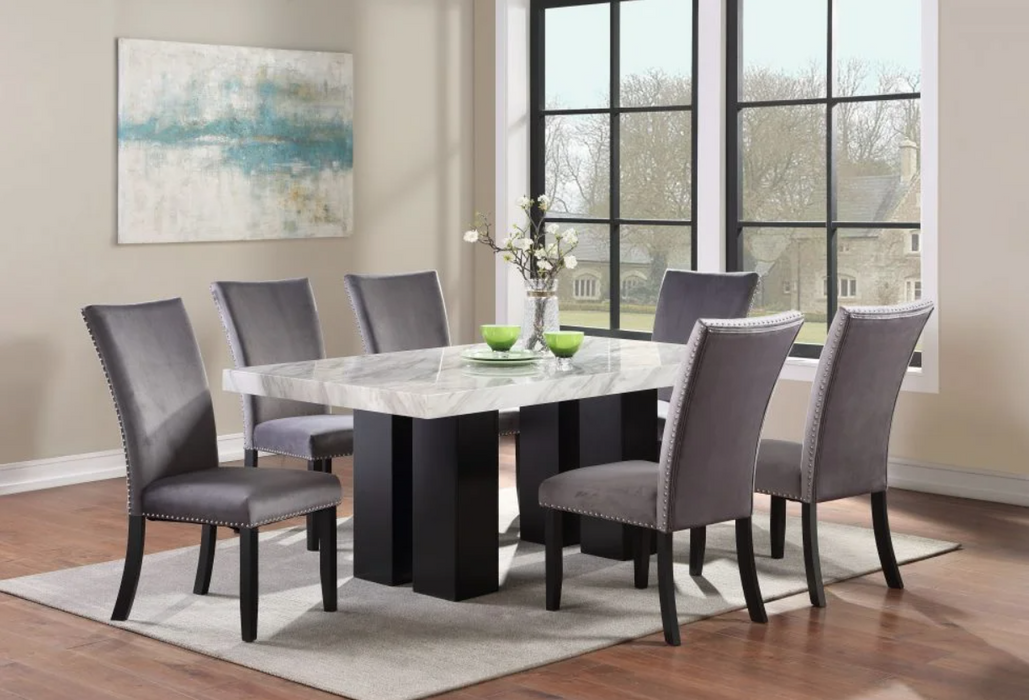 Faux Marble Dining Set