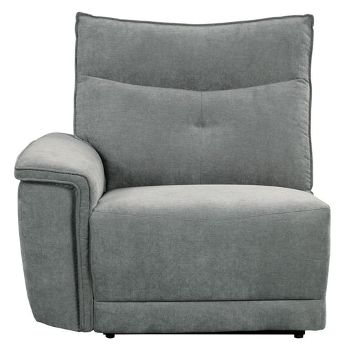 Homelegance Furniture Tesoro Power Left Side Reclining Chair in Dark Gray 9509DG-LRPWH image